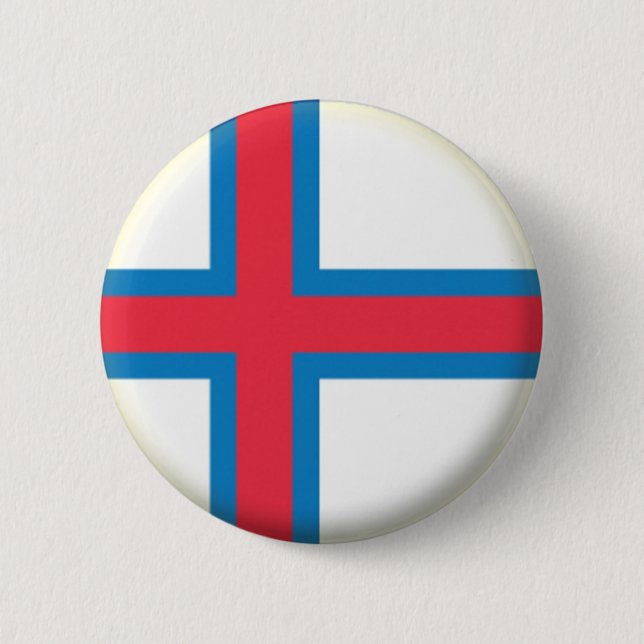 NEU! - FAROE INSELN BUTTON RÜCKKEHR ABZEICHEN (Vorderseite)