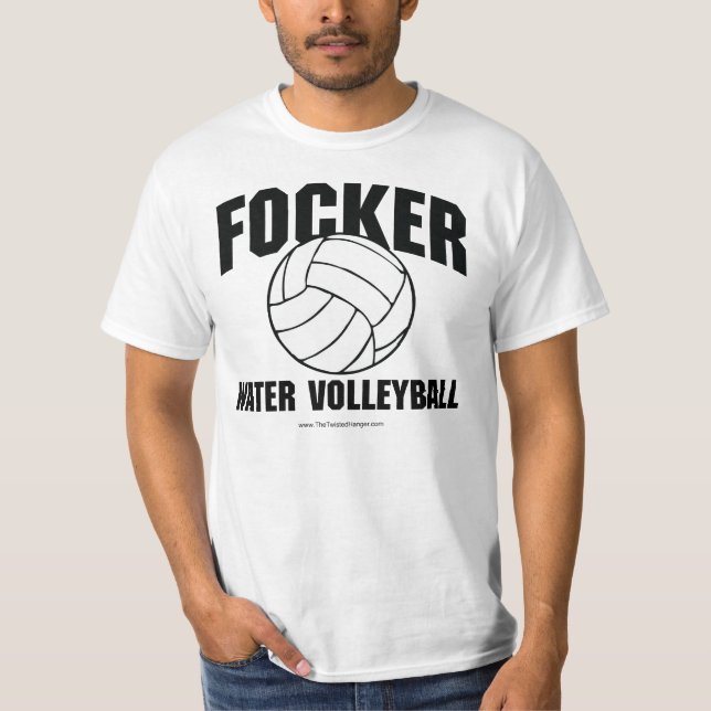 NEU! FOCKER WASSER-VOLLEYBALL T-Shirt (Vorderseite)