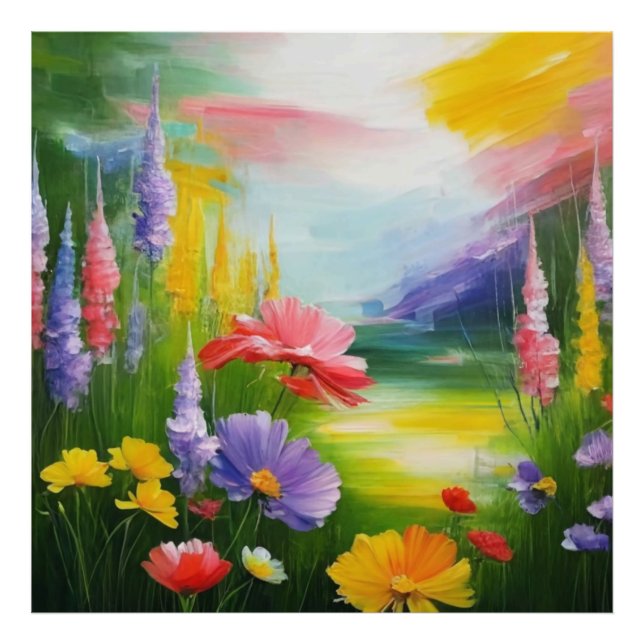 NEU! Foto Erweiterung des Blumenweges Wasserfarben (Vorne)
