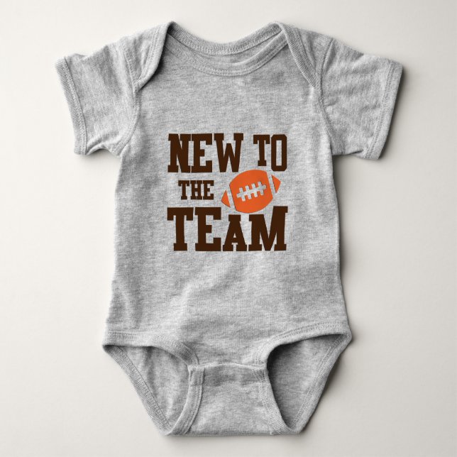 Neu für Team/Fußball Baby Strampler (Vorderseite)