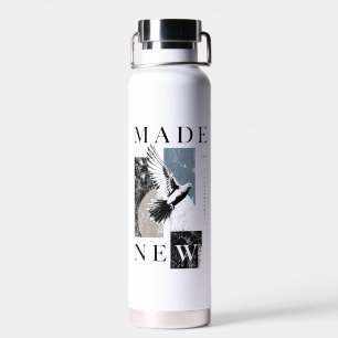 Neu gemacht 2 Korinther 5:17 Brutalist Taube Taufe Trinkflasche