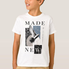Neu gemacht 2 Korinther 5:17 Brutalist Tauben-Tauf T-Shirt