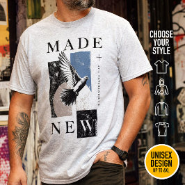Neu gemacht 2. Korinther 5:17 Christliche Streetwe T-Shirt