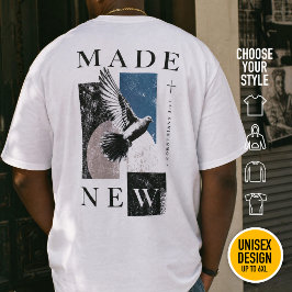 Neu gemacht 2. Korinther 5:17 Christliche Streetwe T-Shirt