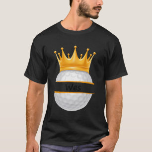 Neu Golf Personalisiert Name Wes Sports Vater T-Shirt