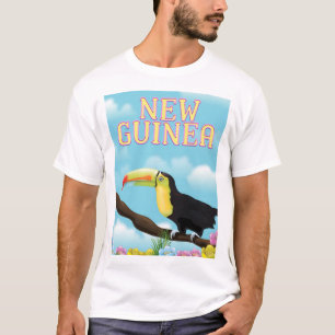 Neu-Guinea Toucan Reiseplakat T-Shirt