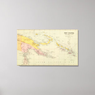 Neu-Guinea und die Salomonen Leinwanddruck