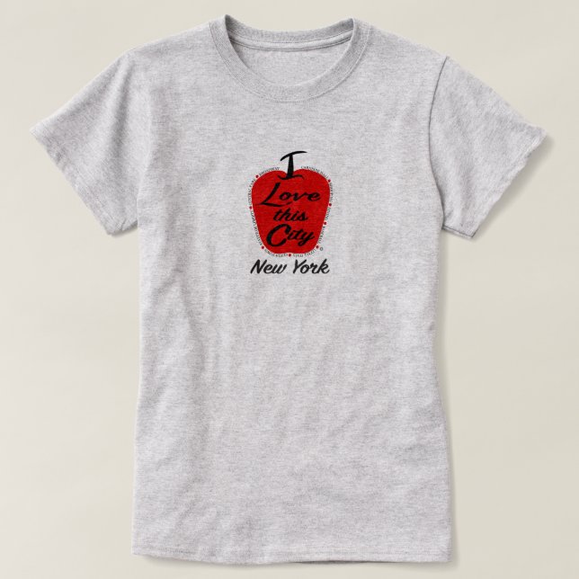 Neu I Liebe Diese Stadt T-Shirt (Design vorne)