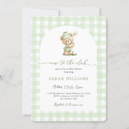 Neu im Club Baby Shower Einladung