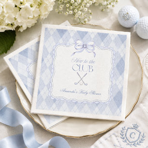 Neu im Club Blue Boy Golf Baby Shower Dekoration Serviette