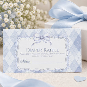 Neu im Club Blue Boy Golf Baby Shower Windel Begleitkarte