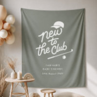 Neu im Club Golf-Baby-Shower-Willkommen