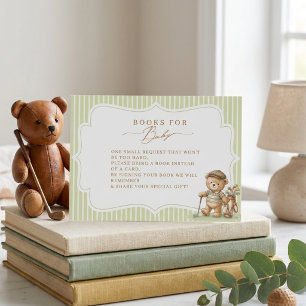 Neu im Club Little Putter auf dem Weg Baby Shower Begleitkarte