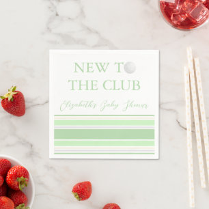 Neu im Club Preppy-Baby-Party Serviette