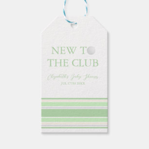 Neu im Club Vornehme Babyparty Geschenkanhänger