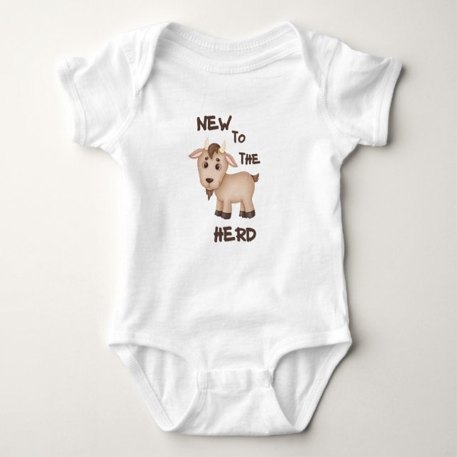 Neu im Herd Baby Bodysuit Baby Strampler (Vorderseite)