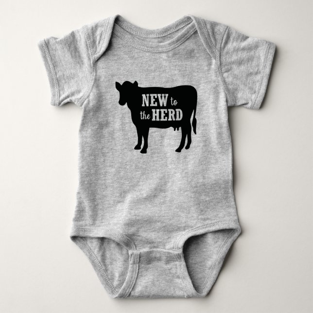Neu im Herd Baby Bodysuit Baby Strampler (Vorderseite)
