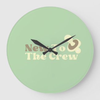 Neu im Team Große Wanduhr