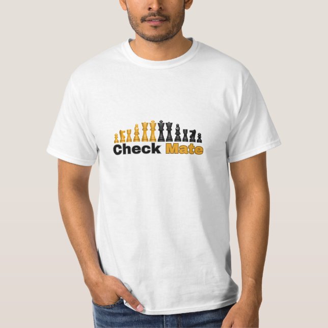 NEU! Karo Mate - Schach-T - Shirt (Vorderseite)