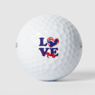 NEU-Liebe-aus-Australien-Herz-und-Tier Golfball