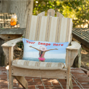 NEU! Lumbalkissen 13" x 21" Außenbereich - individ Kissen Für Draußen
