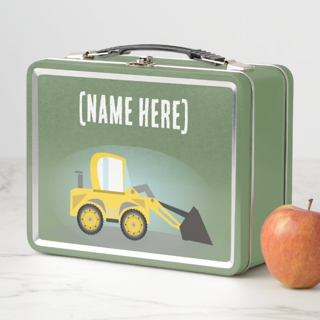 NEU! Lunchbox - Frontlader (Name hinzufügen) Metal (Beispiel)