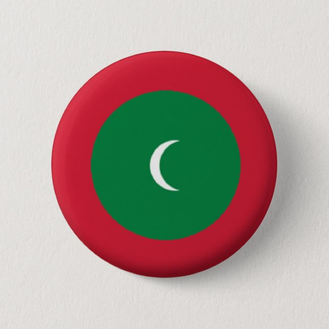 NEU! - MALDIVEN BUTTON RÜCKKEHR ABZEICHEN (Vorderseite)