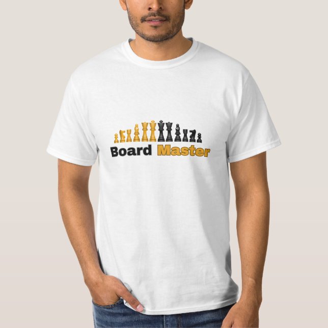 NEU! Master of Board - Schach-T - Shirt (Vorderseite)