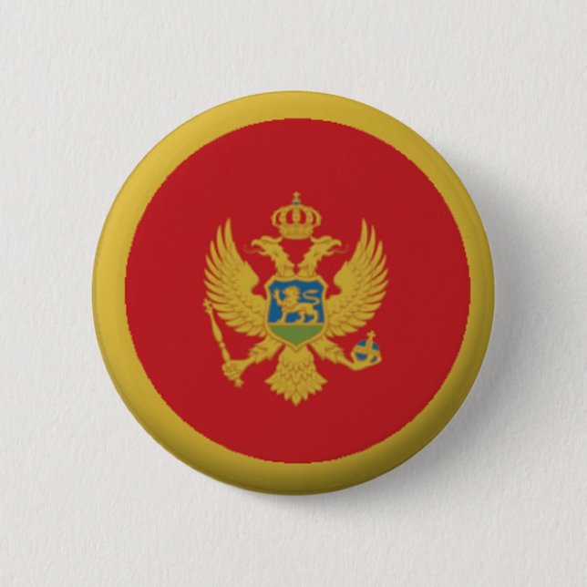 NEU! - MONTENEGRO BUTTON RÜCKKEHR ABZEICHEN (Vorderseite)