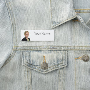 NEU! Name Tag - 3" x 1" Rechteck - Namensschild