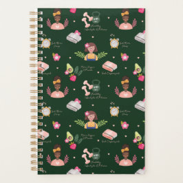 Neu | Neujahrsresolutionen Girly Illustrative Planer