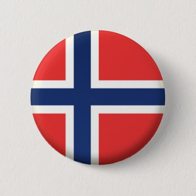NEU! - NORWEGEN-BUTTON-ABZEICHEN BUTTON (Vorderseite)