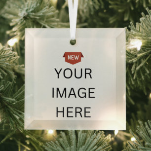 NEU! Ornament - Glas Square Ornament - Custom