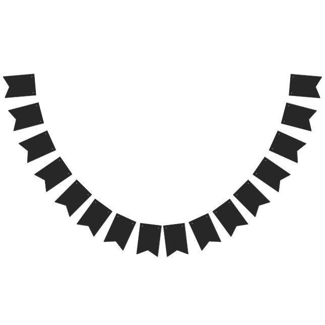 Neu Personalisiert ein schwarz-weißes Foto einer U Wimpelkette (Alle)