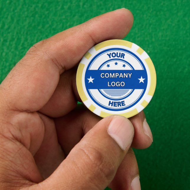 NEU! Poker-Chips - Gelb- kundenspezifisch Pokerchips (Hand)