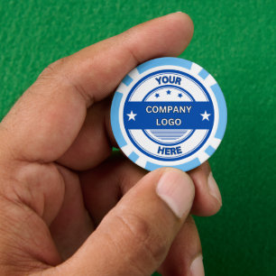 NEU! Poker Chips - Light Blue - Custom