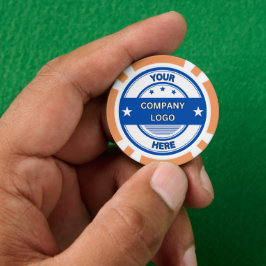 NEU! Poker Chips - Orange - kundenspezifisch