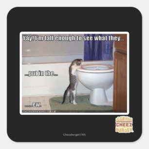 neu quadratischer aufkleber