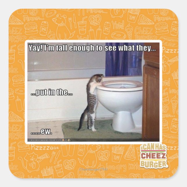 neu quadratischer aufkleber (Vorderseite)