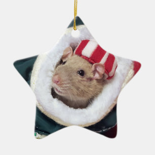 NEU! Ratten-Schmuck Coco Keramik Ornament