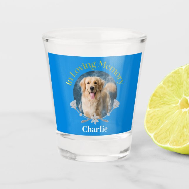 NEU! Shot Glass - in Love Memory - Custom Schnapsglas (Vorderseite)