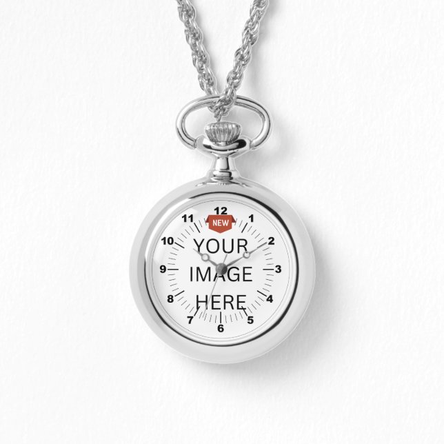 NEU! Silver Necklace Watch - Custom Armbanduhr (Vorderseite)