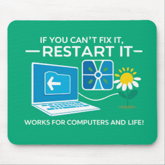 Neu starten und erneuern: Tech Wisdom mit Motivati Mousepad