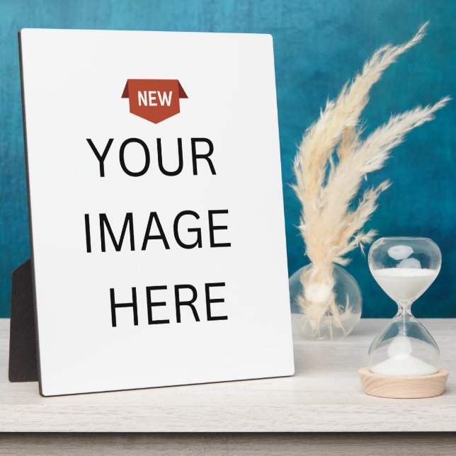 NEU! Tabletop Plaque mit Easel 8x10 - Custom Fotoplatte (Seite)