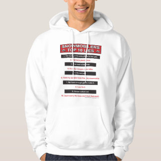 Neu-Top-10-Lügen-groß-rot Hoodie