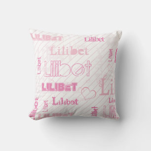 NEU! Trendy BESTE FREUNDIN Girls Name Pink Sister  Kissen