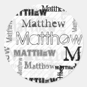 NEU! Trendy Kids NAMED Runder Aufkleber