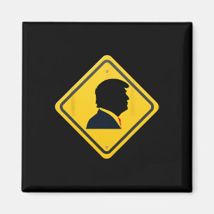 Neu! Trump Gelb Yield Verkehrsschild - Trump Road Magnet