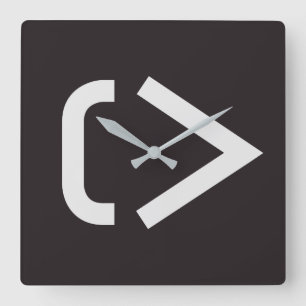 NEu Tymes clock Quadratische Wanduhr