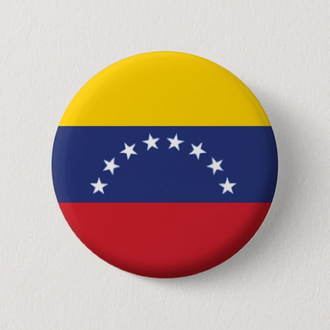 NEU! - VENEZUELA BUTTON BACK ABZEICHEN (Vorderseite)